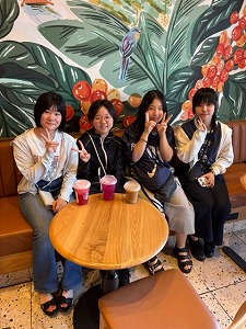 トビタテ!医療留学 カフェにて